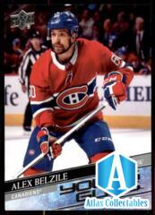 2020-21 UD Series 1 Base Young Guns #230 Alex Belzile RC